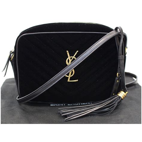 ysl black on black purse|ysl black crossbody purse.